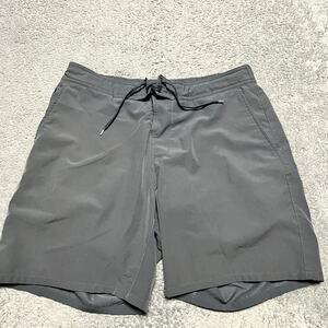 Ten Thousand Shorts Mens Large Blue Foundation 7" Lined Drawstring Running